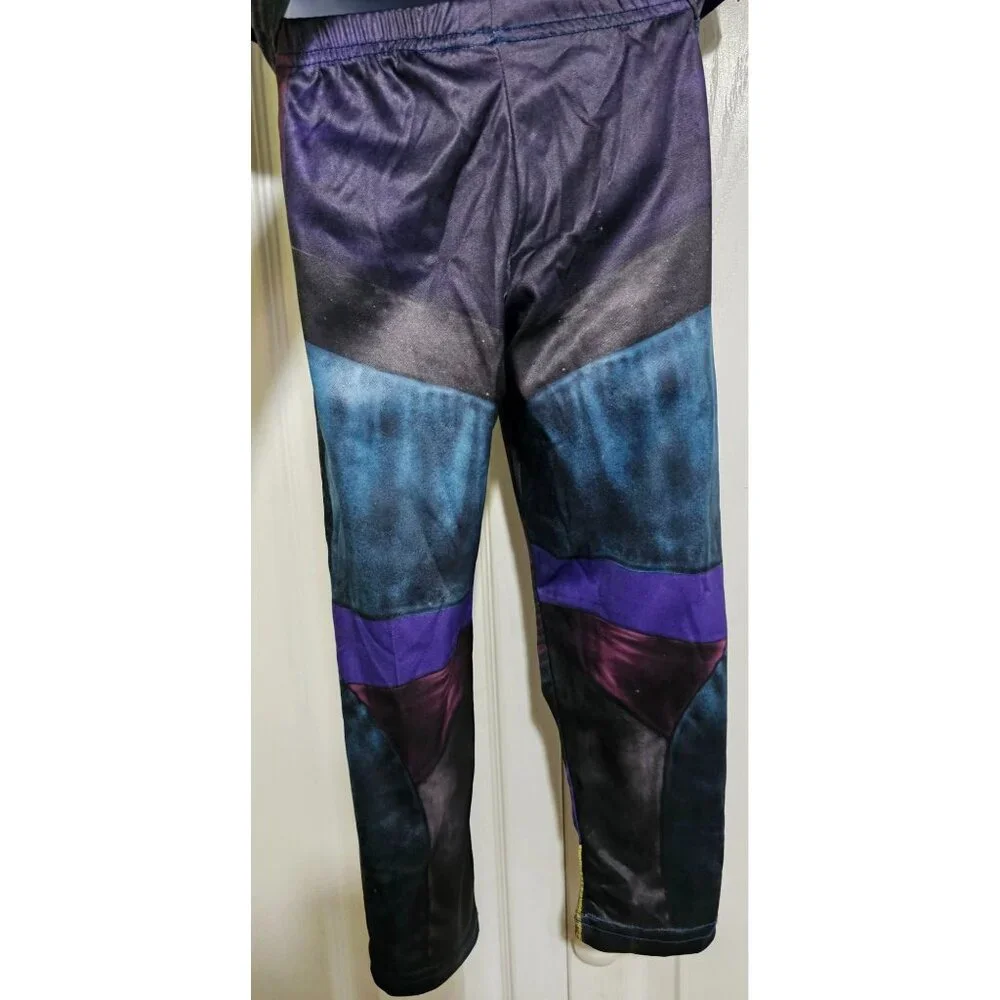 Disney Store Descendants Mal Costume Girls 4 Jacket Top Pants Gloves Halloween